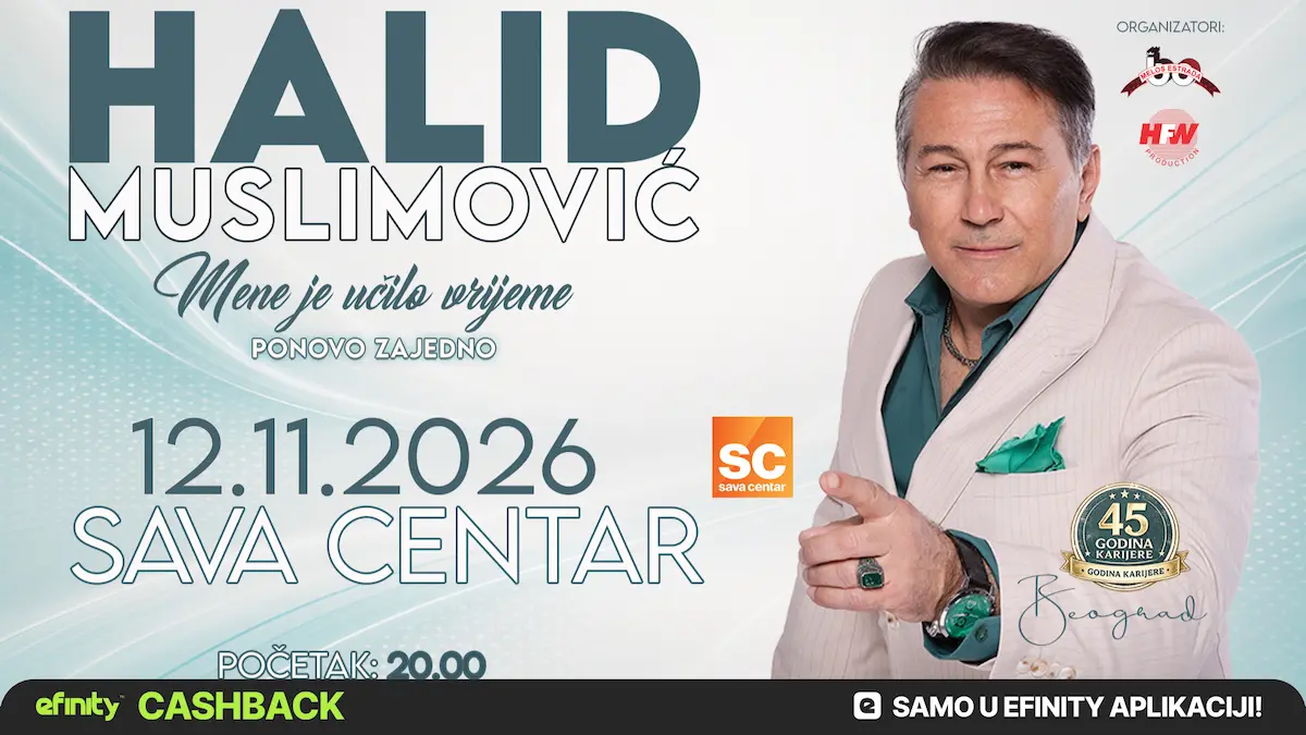 Artwork for HALID MUSLIMOVIĆ - MENE JE UČILO VRIJEME – PONOVO ZAJEDNO!