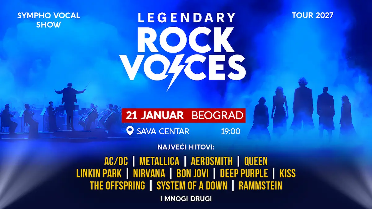 Artwork for LEGENDARY ROCK VOICES BEOGRAD